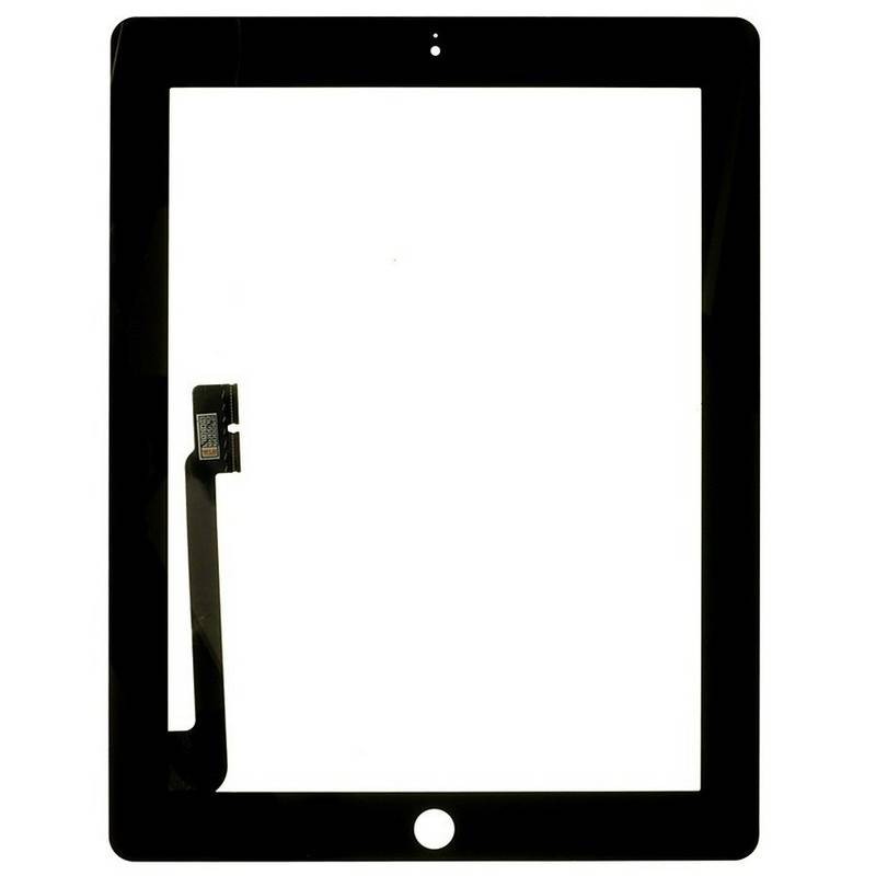 ecrã tactil iPad 4 preta