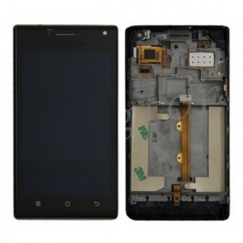 Pantalla completa con marco Huawei U9200 Ascend P1  negra