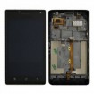 Pantalla completa con marco Huawei U9200 Ascend P1  negra