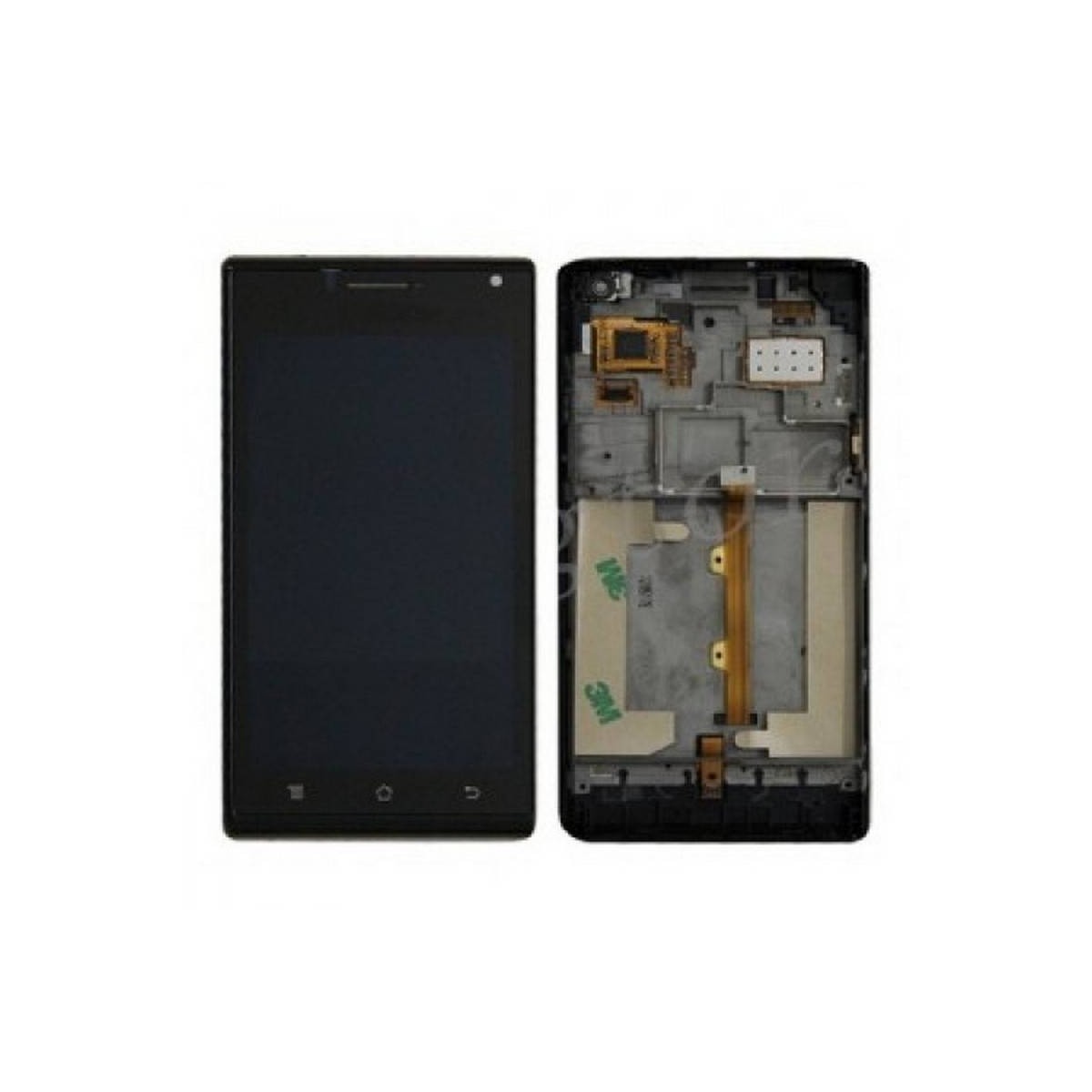 Pantalla completa con marco Huawei U9200 Ascend P1  negra