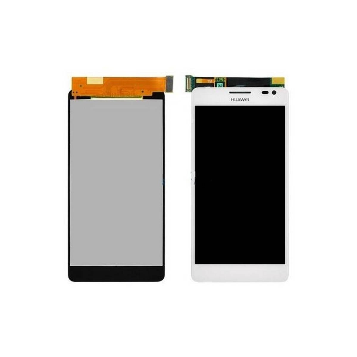 Pantalla completa Huawei Ascend D2 blanca