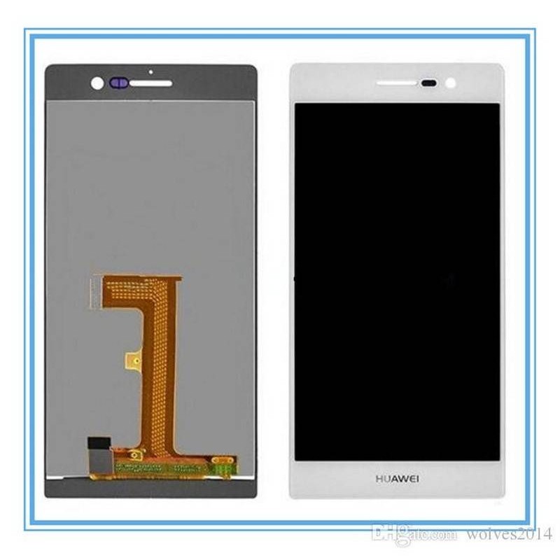 Pantalla completa HUawei Ascend P7 blanca
