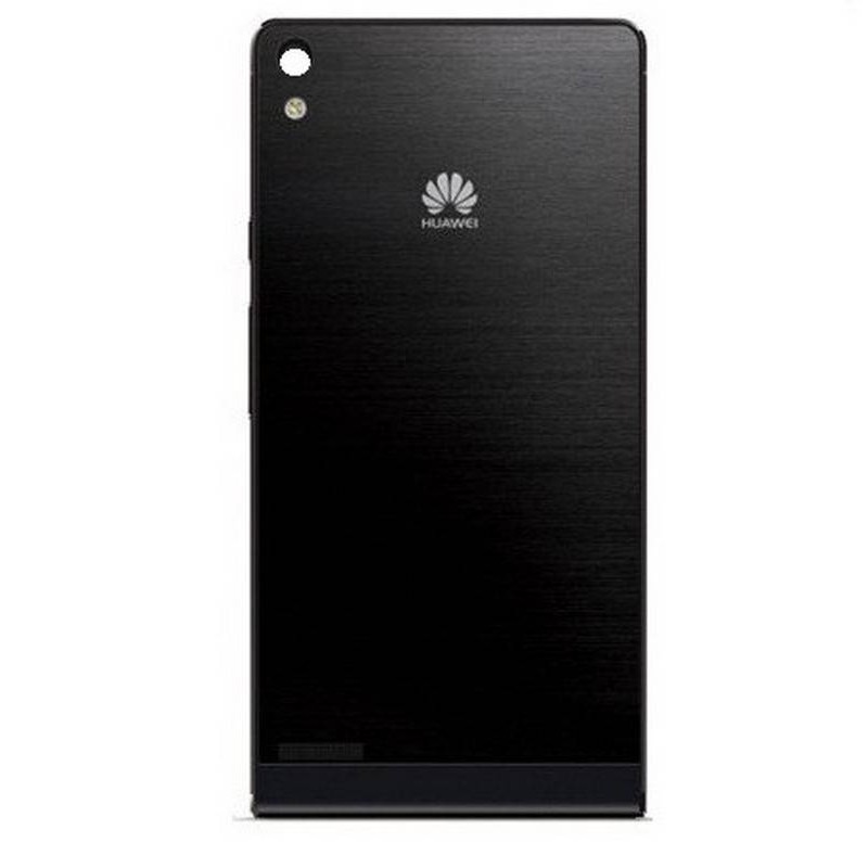 Tapa Trasera Huawei P6 en color negro,
