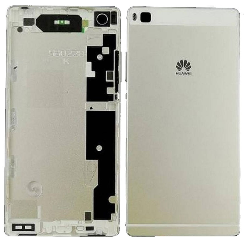 Tapa Bateria Huawei Ascend P8 branca / ouro