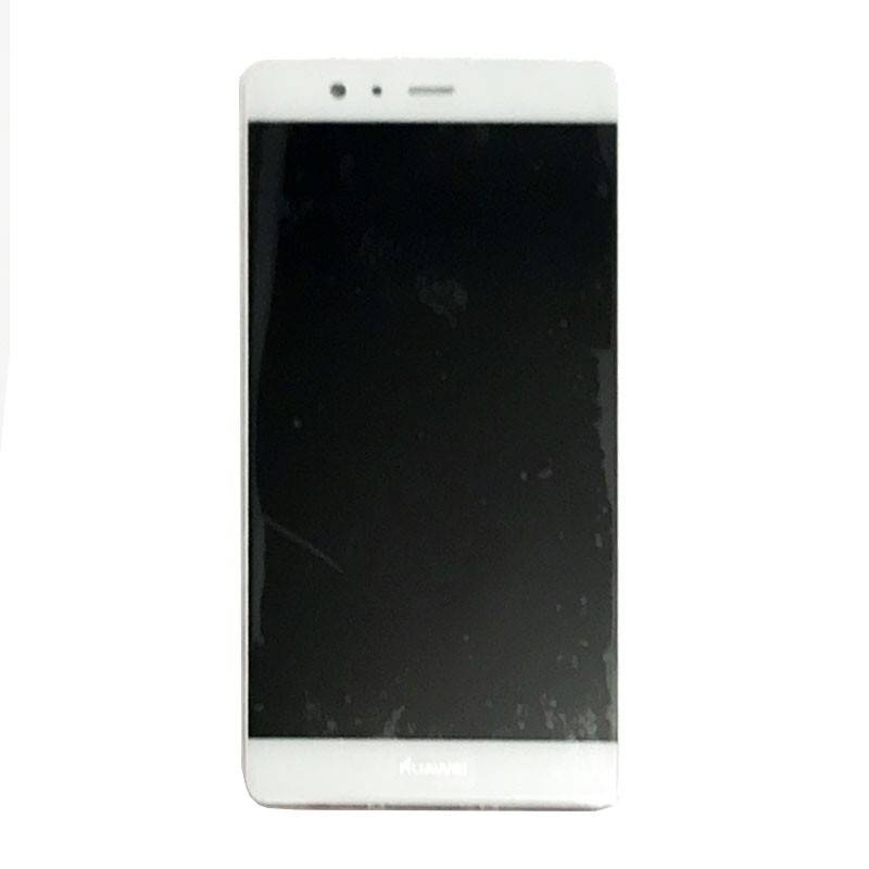 Pantalla completa con marco para Huawei P9 Plus blanca