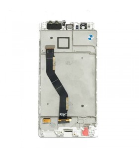 Ecrã completa com marco para Huawei P9 Plus branca