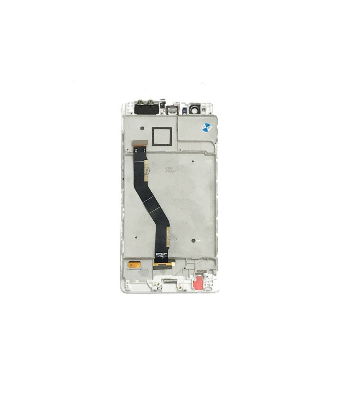 Ecrã completa com marco para Huawei P9 Plus branca