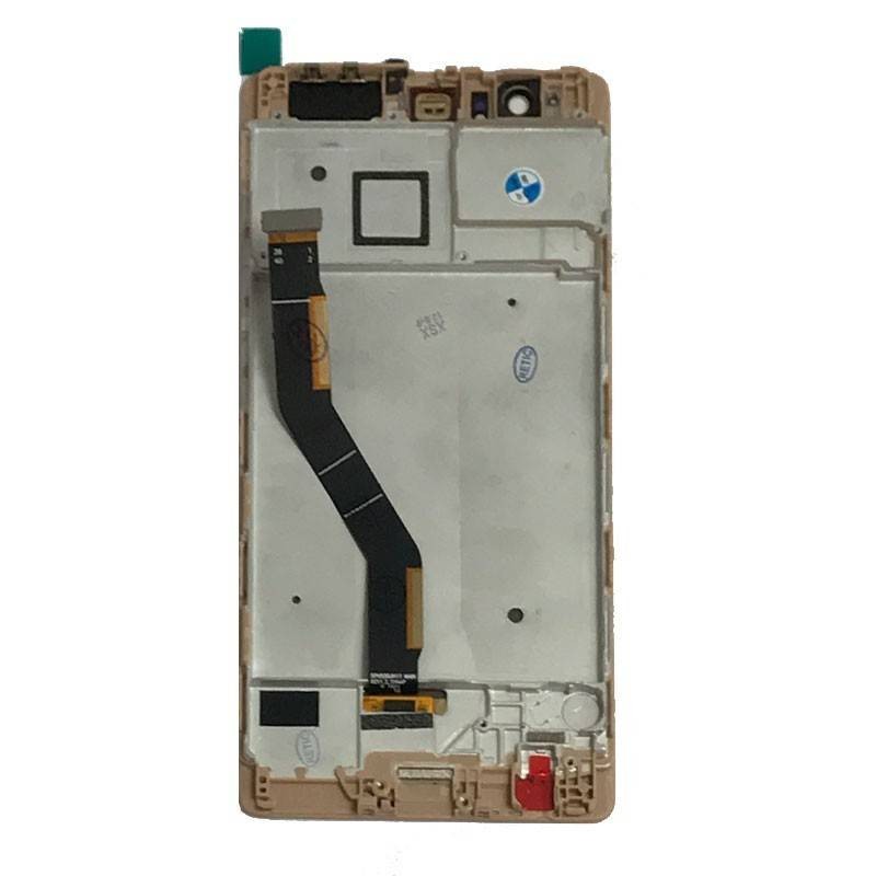 Pantalla completa con marco para Huawei P9 Plus Dorada