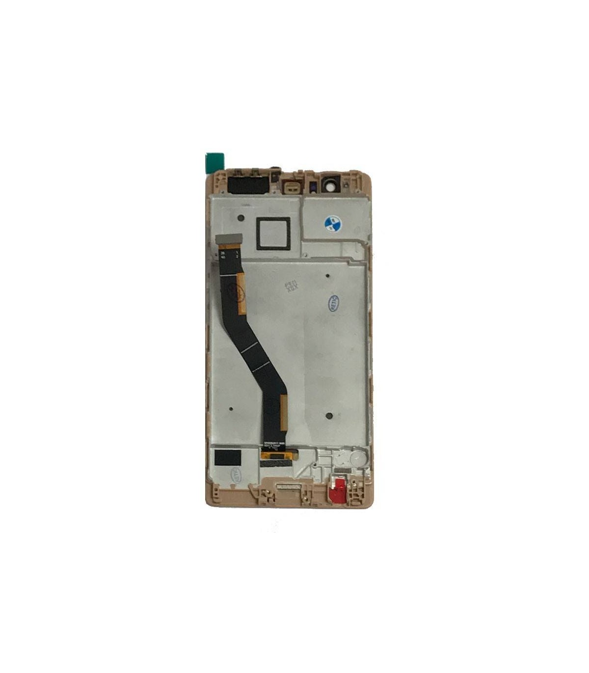 Pantalla completa con marco para Huawei P9 Plus Dorada