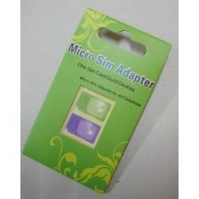 Adaptador de Micro sim a sim