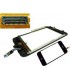 iPhone 3Gs ecrã tactil digitalizadora, ventana display, com marco metalico e boton menu com flex