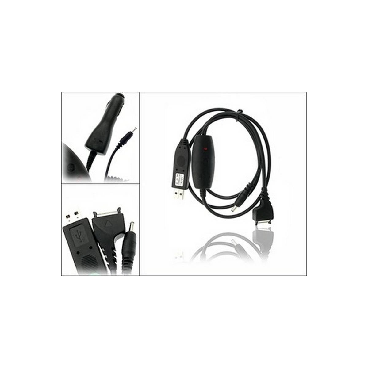 Nokia CA-70 cable datos USB y cargador USB para N92 N90 N80 N71 N70 E70 E61 E60 9500 9300i 9300