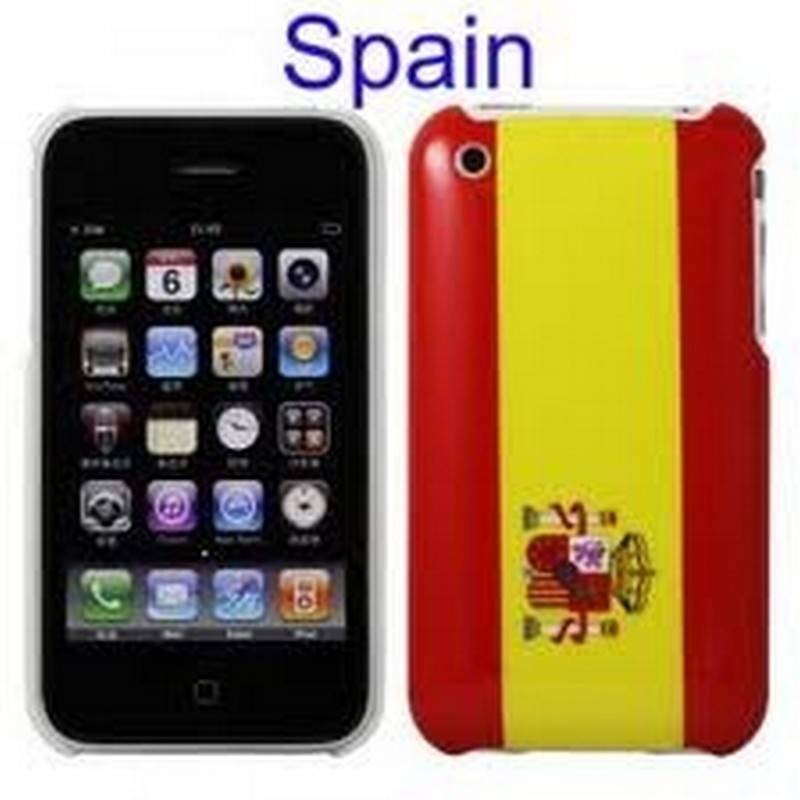 CARCASA , IPHONE 3G 3Gs , BANDERA DE ESPAÑA