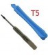 Destornillador T5 y plastico de apertura