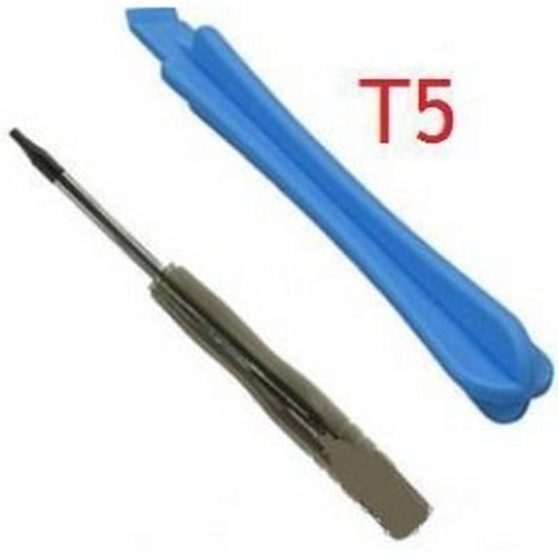 Destornillador T5 y plastico de apertura