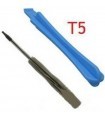 destornillador T5 y plastico de apertura