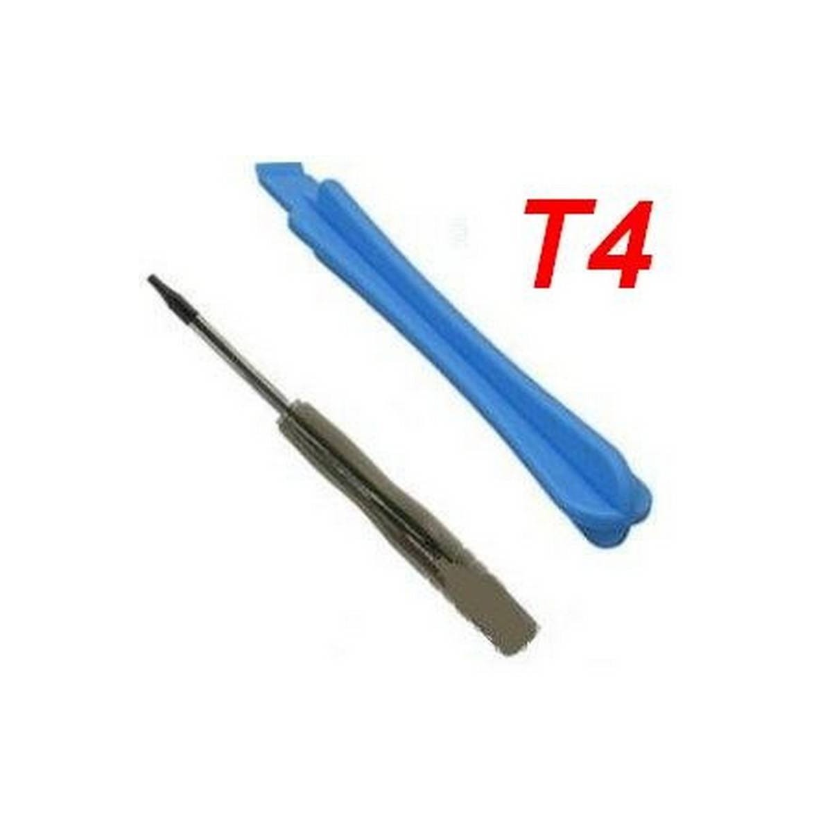 Destornillador T4 y plastico de apertura