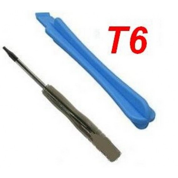 Destornillador T6 y plastico de apertura