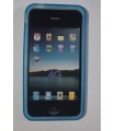 Funda de silicona iphone 4g, Azul claro