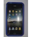Funda de silicona iphone 4g azul