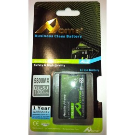 Nokia 5800 bateria BL-5J 1320 M/AH DE LARGA DURACIÒN 