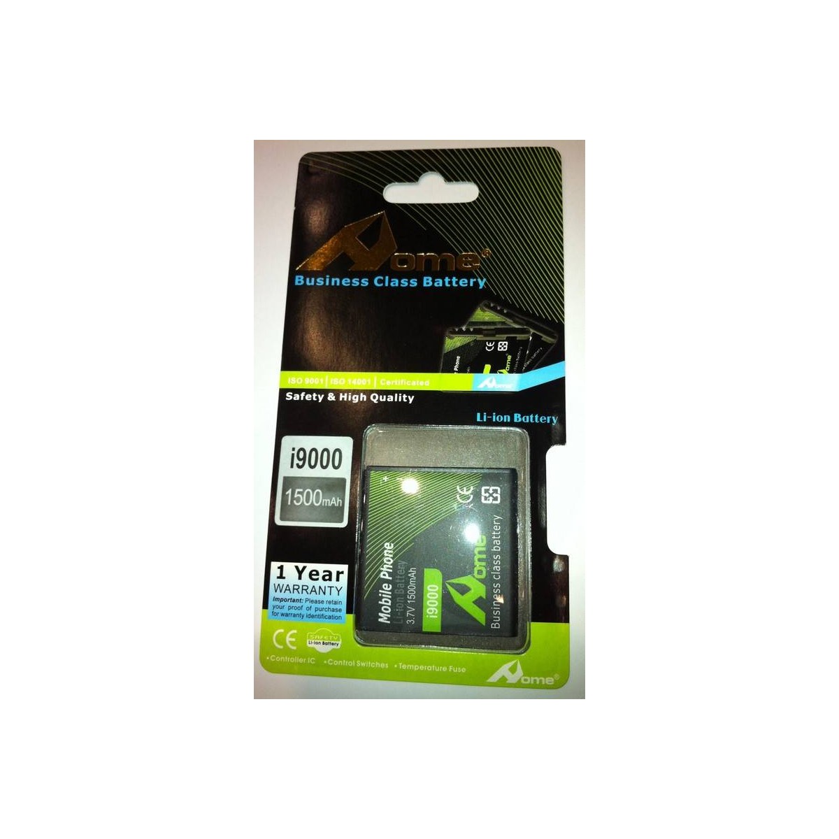 Samsung i9000 Galaxy S, 1500m/Ah LI-ION DE LARGA DURACION