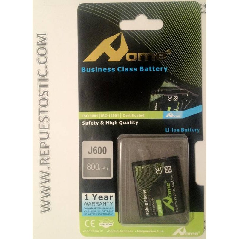 BATERIA SAMSUNG J600/M600 800m/Ah Li-Ion DE LARGA DURACION