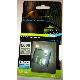 Nokia 8800 bateria BL-5X 600M/AH DE LARGA DURACIÒN 
