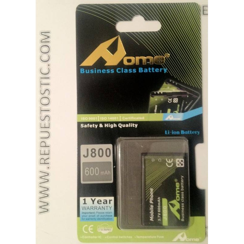 Samsung J800, F400, L700, ZV60, S5600 960m/Ah LI-ION DE LARGA DURACION