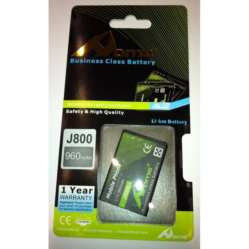 Samsung J800, F400, L700, ZV60, S5600 960m/Ah LI-ION DE LARGA DURACION