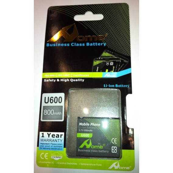Samsung U600, E840, X820, D830 800m/Ah LI-ION DE LARGA DURACION