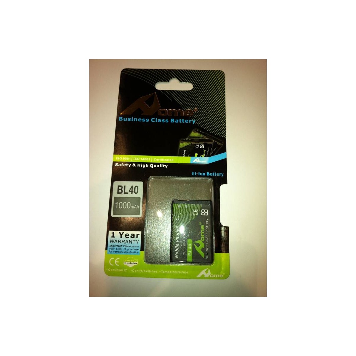 LG BL40 CHOCOLATE 1000m/Ah LI-ION DE LARGA DURACION
