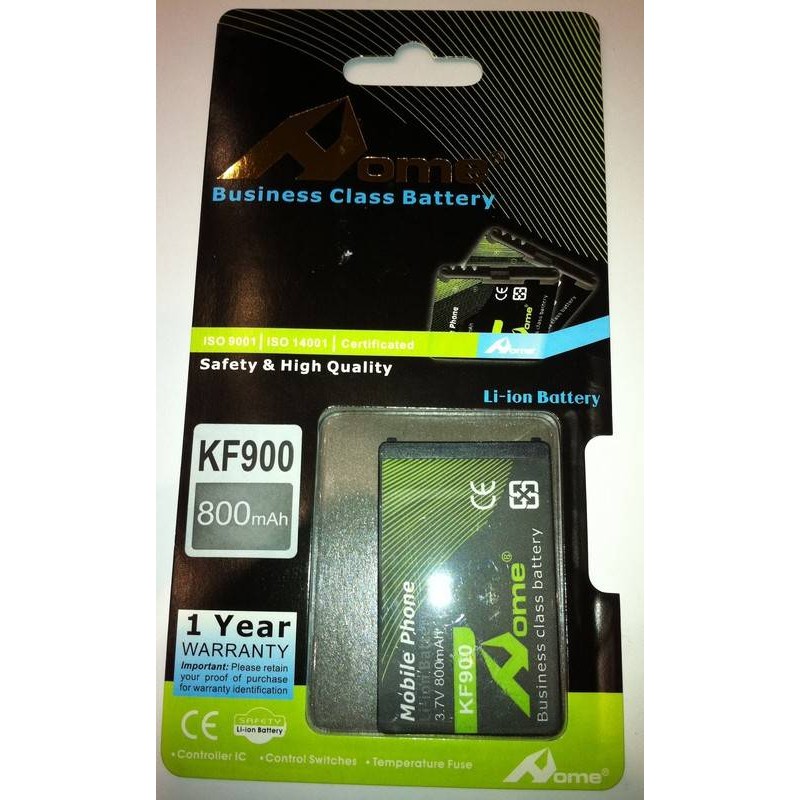 LG KF900 800m/Ah LI-ION DE LARGA DURACION