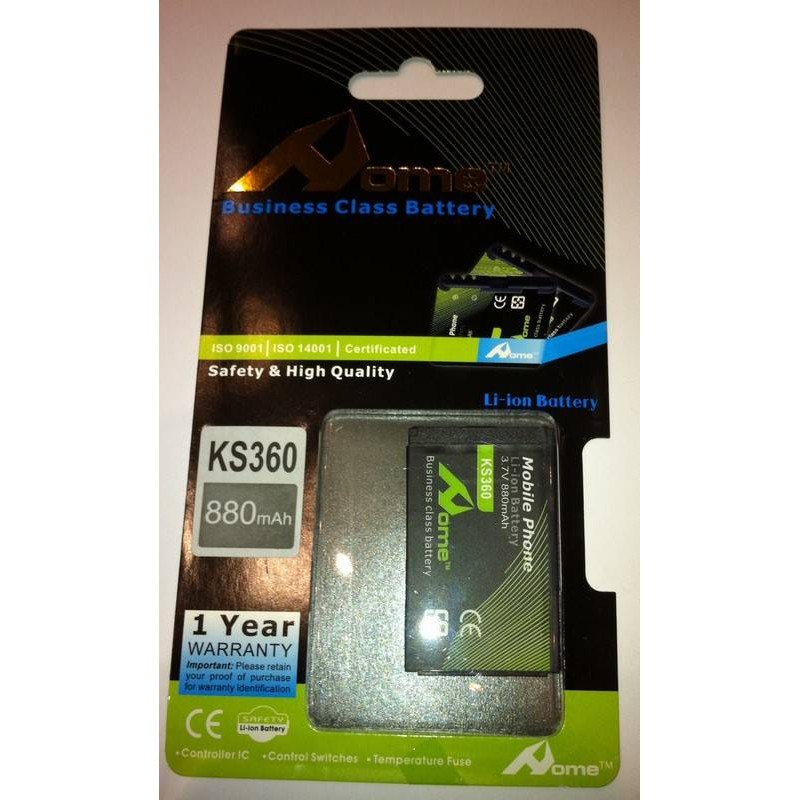 LG KS360, KM380, KT520 880m/Ah LI-ION DE LARGA DURACION