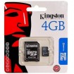Cartão De memoria micro sd 4gb kingston original com adaptador a SD