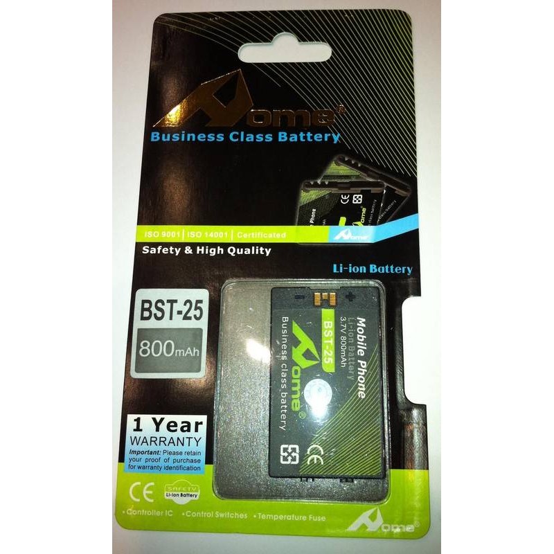 Sony Ericsson BST-25 T618, t610, 800m/Ah LI-ION DE LARGA DURACION