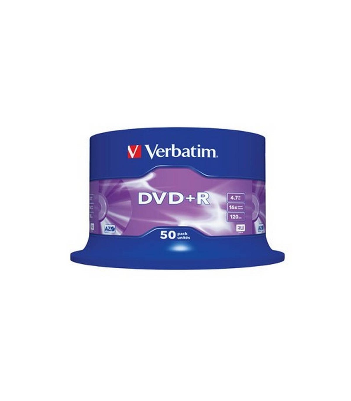 50 DVD +R VERBATIM original 
