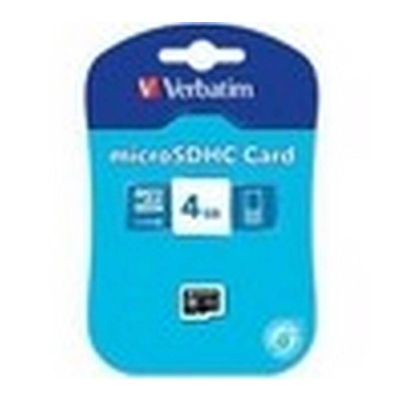 Tarjeta De Memoria MICRO SD 4 GB VERBATIM ORIGINAL