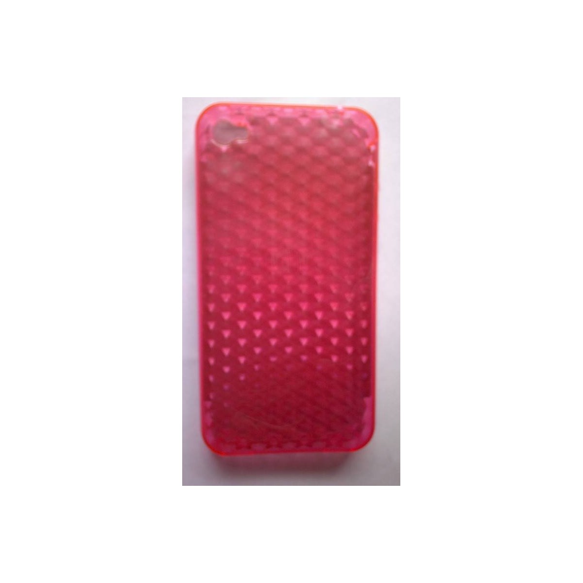 funda silicona iphone 4g rosa 