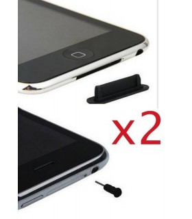 TAPONES Anti polvo iphone 3 3G 3GS 4 4G ipod PACK 2 