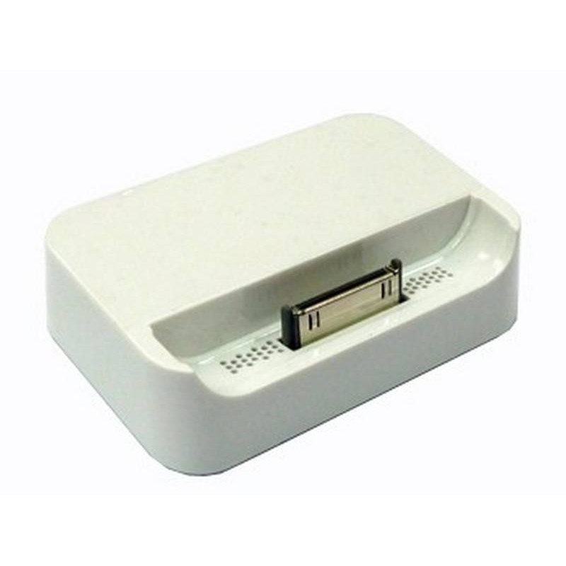 iPhone 4 cargador de sobremesa, dockingstation blanco