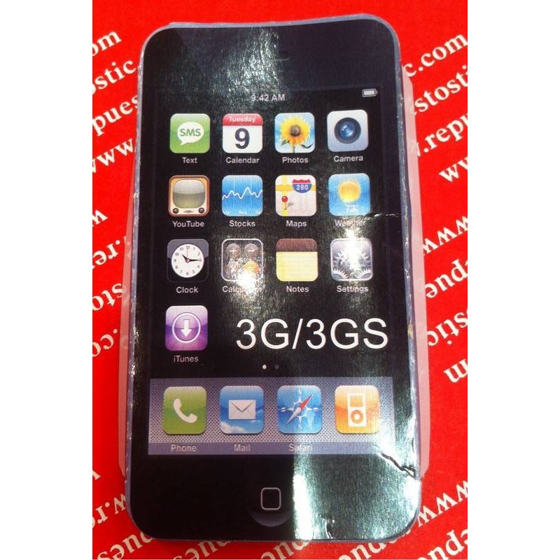 FUNDA SILICONA Iphone 3G/3Gs MORADO