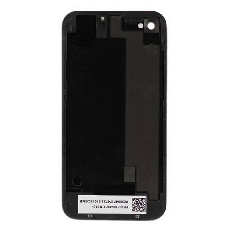 Carcasa trasera, tapa de batería negra para iPhone 4S