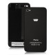 Carcasa trasera, tapa de batería negra para iPhone 4S