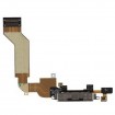 Conector de carga iPhone 4S negro con micrófono 
