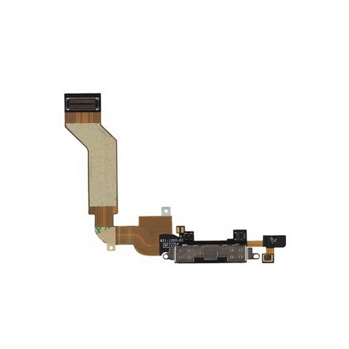 Conector de carga iPhone 4S negro con micrófono 