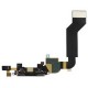 Conector de carga iPhone 4S negro con micrófono 