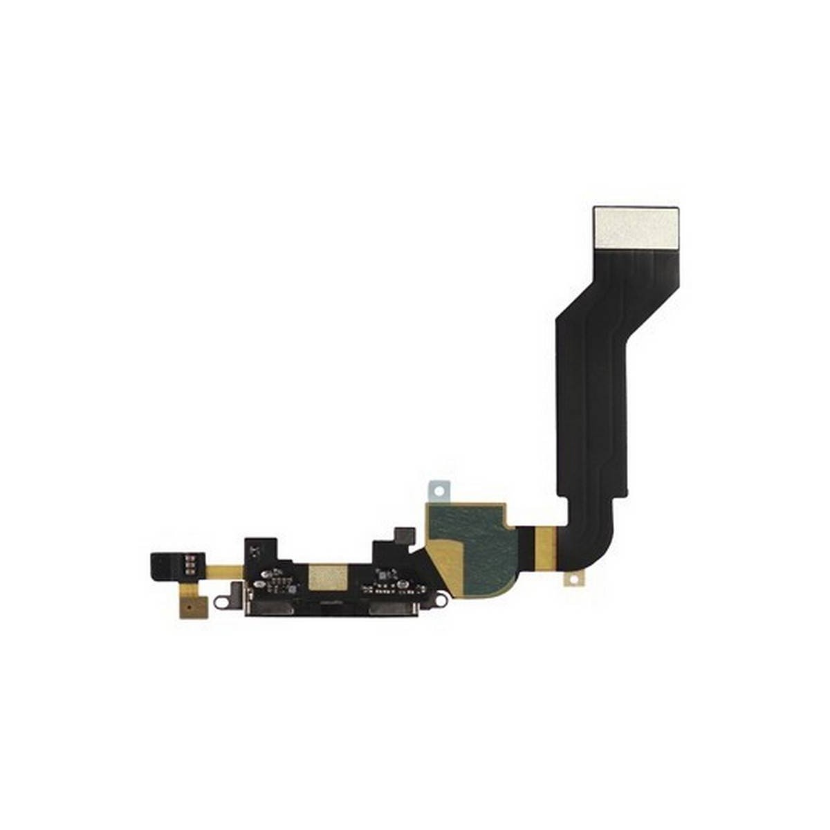 Conector de carga iPhone 4S negro con micrófono 