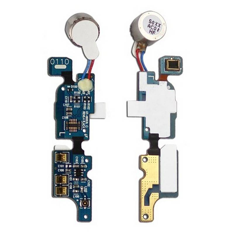 Placa de conexión de las antenas, con vibrador y micrófono de Samsung i9003 Galaxy S SCL, SL