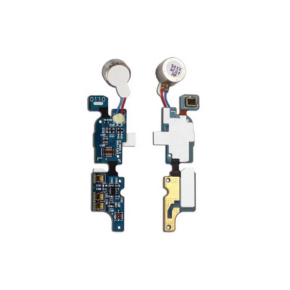 Placa de conexión de las antenas, con vibrador y micrófono de Samsung i9003 Galaxy S SCL, SL
